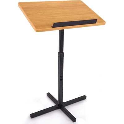 Pyle Portable Floor Lectern - Height Adjustable Stand - Lectern Pyle Portable Floor Lectern - Height Adjustable Stand - Lectern