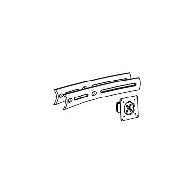 Ergotron DS100 Querstange-Erweiterung - TV-Halterung - Schwarz Ergotron DS100 Querstange-Erweiterung - TV-Halterung - Schwarz
