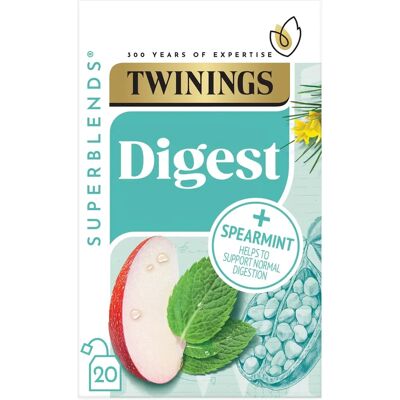 Twinings Superblends Digest - Infusion aux pommes et à la menthe - Publicité Twinings Superblends Digest - Infusion aux pommes et à la menthe - Publicité