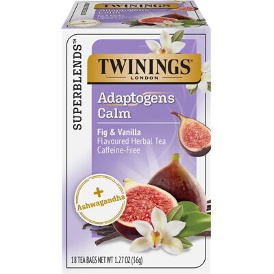 Twinings Model Calm Adaptogens Fig & Vanilla Herbal Tea - Herbal Tea Twinings Model Calm Adaptogens Fig & Vanilla Herbal Tea - Herbal Tea