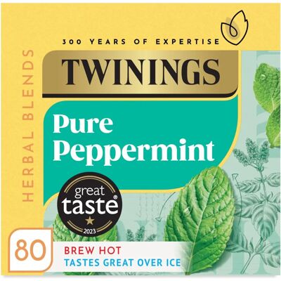 Twinings Pure Peppermint 80 Teabags Twinings Pure Peppermint 80 Teabags