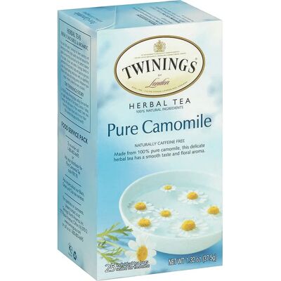 Twinings - Pure Camomile - Caffeine Free - 25 Tea Bags - Tea Twinings - Pure Camomile - Caffeine Free - 25 Tea Bags - Tea