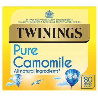 Twinings Thé de Camomille Pur en Sacs 80 - Publicité Twinings Thé de Camomille Pur en Sacs 80 - Publicité