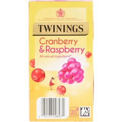 Twinings Cranberry Raspberry Elderflower Tea Bags - Tea Bags Twinings Cranberry Raspberry Elderflower Tea Bags - Tea Bags