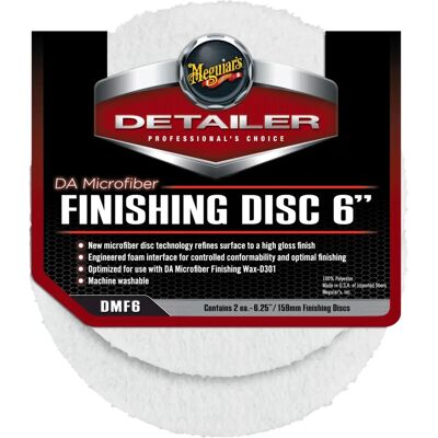 Disque en microfibre DA de Meguiars - 6" - Pack de 2 Disque en microfibre DA de Meguiars - 6" - Pack de 2