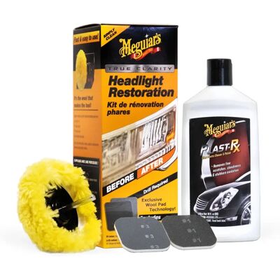 Kit de Rénovation des Phare Meguiar's - Polish Plastique - Ponçage & Finition - Phare & Optiques - Publicité Kit de Rénovation des Phare Meguiar's - Polish Plastique - Ponçage & Finition - Phare & Optiques - Publicité