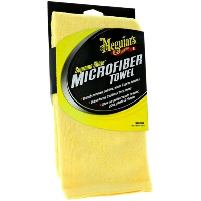 Serviette en Microfibre Meguiars x2010 - Microfibre, Absorbante, Lavable en machine Serviette en Microfibre Meguiars x2010 - Microfibre, Absorbante, Lavable en machine