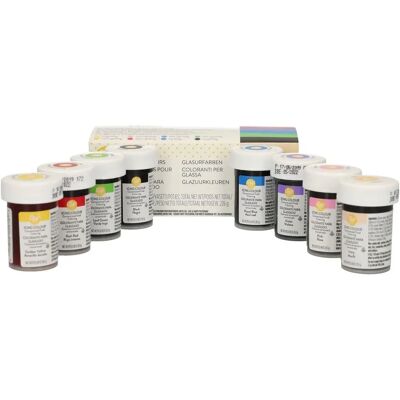 Wilton Ensemble de 8 Colorants Alimentaires en Gel - Set de Colorants pour Glaçage - Publicité Wilton Ensemble de 8 Colorants Alimentaires en Gel - Set de Colorants pour Glaçage - Publicité