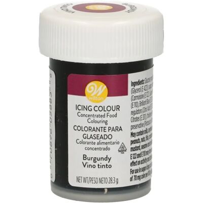 Color de Glaçage Wilton Burgundy - Profond, Riche, Polyvalent - Publicité Color de Glaçage Wilton Burgundy - Profond, Riche, Polyvalent - Publicité