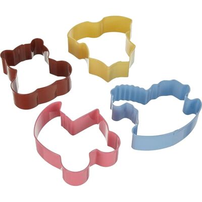 Ensemble de 4 coupe- biscuits bébé Wilton 2308-1067 Ensemble de 4 coupe- biscuits bébé Wilton 2308-1067