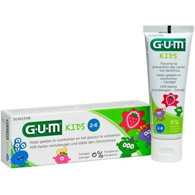 GUM Kids Erdbeer-Zahnpasta - 50ml für Kinder 2-6 Jahre GUM Kids Erdbeer-Zahnpasta - 50ml für Kinder 2-6 Jahre