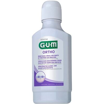 G.U.M G.U.M Ortho 300 ml - Munnskyll for bruk med tannregulering G.U.M G.U.M Ortho 300 ml - Munnskyll for bruk med tannregulering