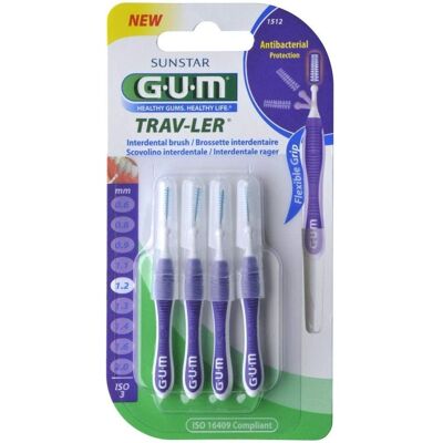 G.U.M Trav-Ler Interdentalbürsten - 4 Stück G.U.M Trav-Ler Interdentalbürsten - 4 Stück