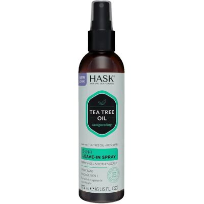 HASK Ulei de arbore de ceai & rozmarin - Spray pentru scalp uscat și cu mâncărime - 175 ml HASK Ulei de arbore de ceai & rozmarin - Spray pentru scalp uscat și cu mâncărime - 175 ml