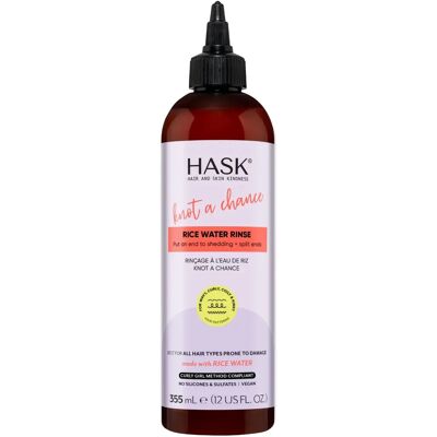 Hask Texture solution anti-chute avec eau de riz 355 ml - Publicité Hask Texture solution anti-chute avec eau de riz 355 ml - Publicité