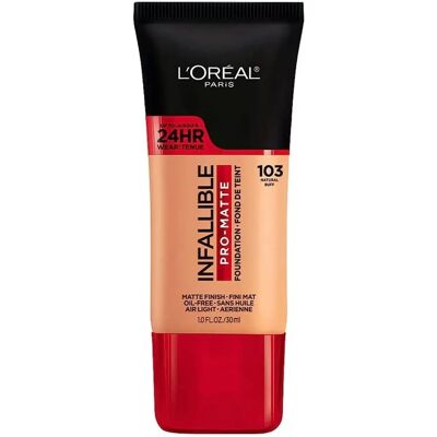 L'Oréal Infallible Pro Matte Foundation - Natural Buff - Matte finish L'Oréal Infallible Pro Matte Foundation - Natural Buff - Matte finish