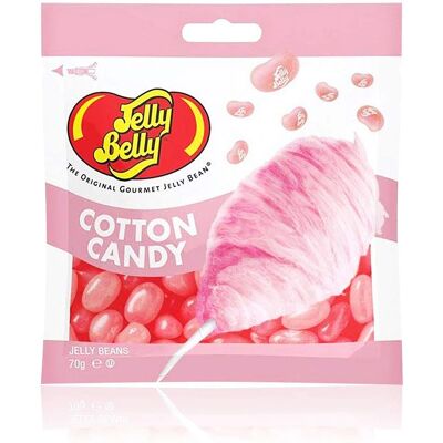 Jelly Belly Cotton Candy Jelly Beans - Gluten Free Sweets - 70g Jelly Belly Cotton Candy Jelly Beans - Gluten Free Sweets - 70g