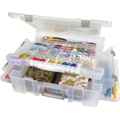 ArtBin - Super Satchel Deluxe - 17.25x16.75x5in - Estuche de almacenamiento ArtBin - Super Satchel Deluxe - 17.25x16.75x5in - Estuche de almacenamiento
