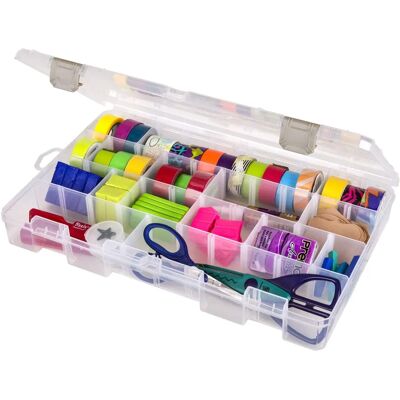 ArtBin Grande Scatola Organizer 4 Scomparti - Contenitore Artigianato ArtBin Grande Scatola Organizer 4 Scomparti - Contenitore Artigianato