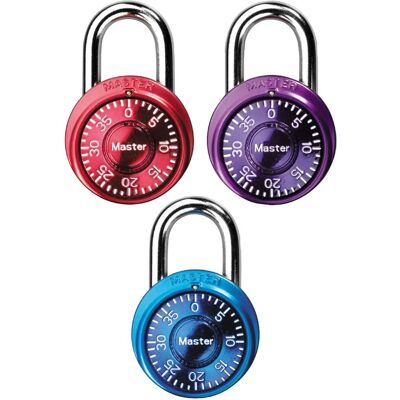 Candado de locker compacto Master Lock 1533TRI - Candado Candado de locker compacto Master Lock 1533TRI - Candado