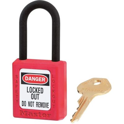 Master Lock S406RED - Cadenas de verrouillage - Rouge - Corps de 38mm Master Lock S406RED - Cadenas de verrouillage - Rouge - Corps de 38mm