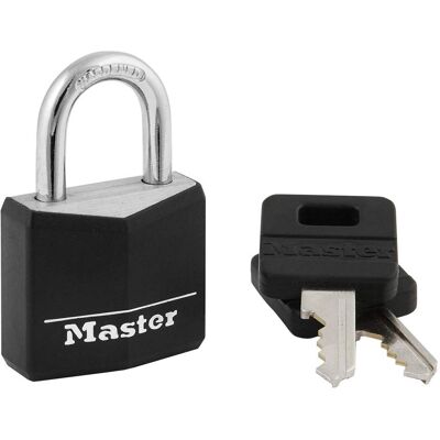 Cadenas en aluminium Master Lock - 1.27 in - Serrure à clé - Publicité Cadenas en aluminium Master Lock - 1.27 in - Serrure à clé - Publicité