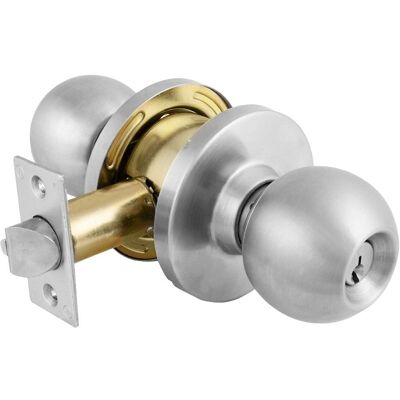 Master Lock BLC0232DKA4 Brushed Chrome Storeroom Lock - Door Lock Master Lock BLC0232DKA4 Brushed Chrome Storeroom Lock - Door Lock