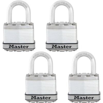 Master Lock M1XQ Magnum Heavy Duty Hangslot - 4 Pack Sleutels Gelijk Master Lock M1XQ Magnum Heavy Duty Hangslot - 4 Pack Sleutels Gelijk