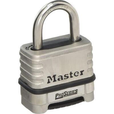 Master Lock ProSeries Stainless Steel 4 Digit Padlock - Padlock Master Lock ProSeries Stainless Steel 4 Digit Padlock - Padlock