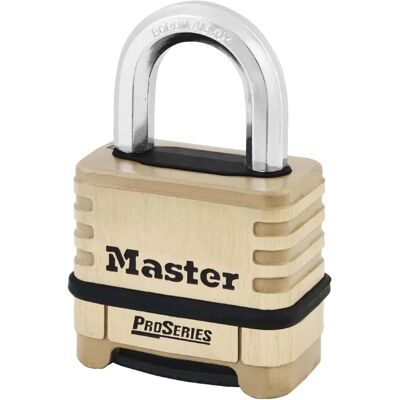 Master Lock ProSeries Messing 4-stellig Vorhängeschloss - Sicher und Korrosionsbeständig Master Lock ProSeries Messing 4-stellig Vorhängeschloss - Sicher und Korrosionsbeständig