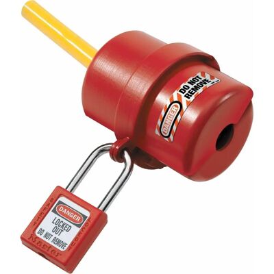 Protection de prise électrique Master Lock MLKS487 - Petite - 120V-240V - Publicité Protection de prise électrique Master Lock MLKS487 - Petite - 120V-240V - Publicité