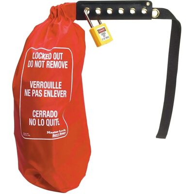 Sac de rangement Master Lock - Grand sac en nylon pour cadenas - Rouge Sac de rangement Master Lock - Grand sac en nylon pour cadenas - Rouge