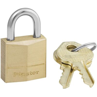 Master Lock Brass Keyed Padlock - 0.75-in - Padlock Master Lock Brass Keyed Padlock - 0.75-in - Padlock