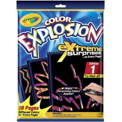 Crayola Model Colour Explosion Kit - Coloring Book Crayola Model Colour Explosion Kit - Coloring Book
