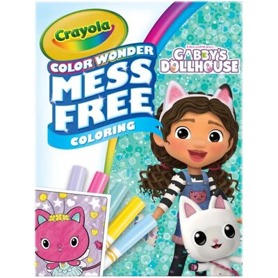 Crayola Gabby's Dollhouse Colour Wonder - Colouring Book and Markers Set Crayola Gabby's Dollhouse Colour Wonder - Colouring Book and Markers Set