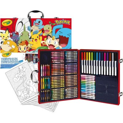 Pokémon 115 részes színceruza és filctoll készlet Pokémon 115 részes színceruza és filctoll készlet