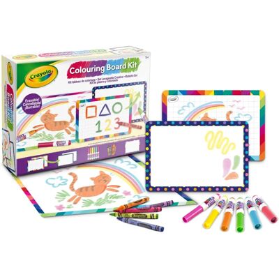 Crayola Rajzlapkészlet fehér táblákkal - Kreatív Szett Crayola Rajzlapkészlet fehér táblákkal - Kreatív Szett