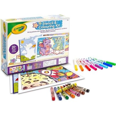 Crayola Szett Sablonok és Színező - Kreatív Készlet Crayola Szett Sablonok és Színező - Kreatív Készlet