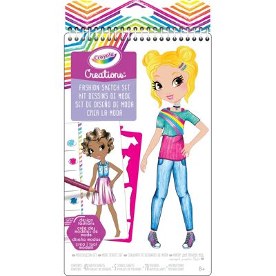 Crayola Művészeti/háztartási játék - Kreatív divattervező készlet gyerekeknek Crayola Művészeti/háztartási játék - Kreatív divattervező készlet gyerekeknek