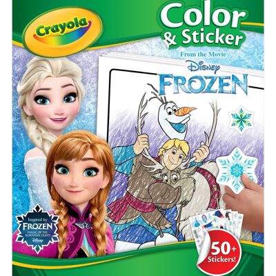 VIVID Livro de colorir e adesivos Frozen 2 - brinquedo de arte e artesanato VIVID Livro de colorir e adesivos Frozen 2 - brinquedo de arte e artesanato