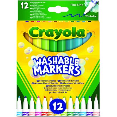 Crayola - Filzstift Mehrfarben 12 stk - Filzstift Typ Crayola - Filzstift Mehrfarben 12 stk - Filzstift Typ