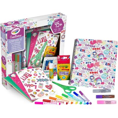 Crayola Scrapbook Kit - Creative Kids' Album - Scrapbooking Set Crayola Scrapbook Kit - Creative Kids' Album - Scrapbooking Set
