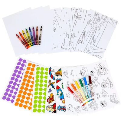 VIVID peinture artistique et artisanale - Ensemble d'autocollants créatifs pour enfants - Publicité VIVID peinture artistique et artisanale - Ensemble d'autocollants créatifs pour enfants - Publicité