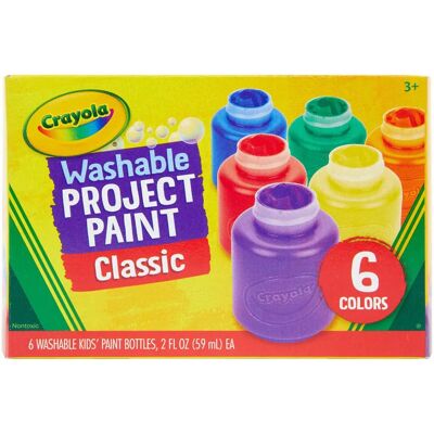 Crayola Vízbázis Gyermekfesték Szett - 6 darab Crayola Vízbázis Gyermekfesték Szett - 6 darab