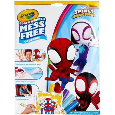 Crayola Spider-Man Mess-Free Coloring Book & Markers Crayola Spider-Man Mess-Free Coloring Book & Markers