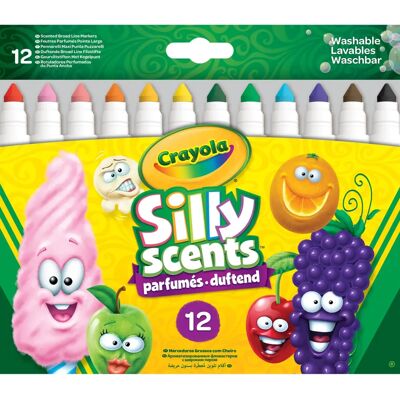 Crayola Silly Scents Markers and Crayons - 12 pcs - Drawing Set Crayola Silly Scents Markers and Crayons - 12 pcs - Drawing Set