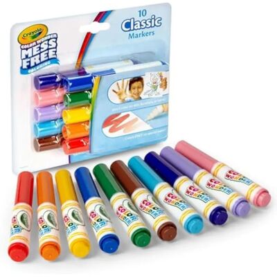 Crayola Color Wonder Markers - Classic Colors - Markers Crayola Color Wonder Markers - Classic Colors - Markers
