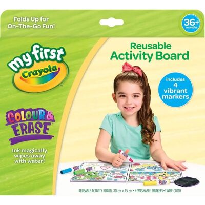 Crayola 921382.006 Color & Erase Reusable Activity Board - Activity Board Crayola 921382.006 Color & Erase Reusable Activity Board - Activity Board