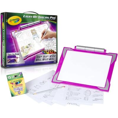 Crayola Világító Tracing Pad - Rózsaszín - Gyerekeknek 5-15 - Rajzeszköz Crayola Világító Tracing Pad - Rózsaszín - Gyerekeknek 5-15 - Rajzeszköz