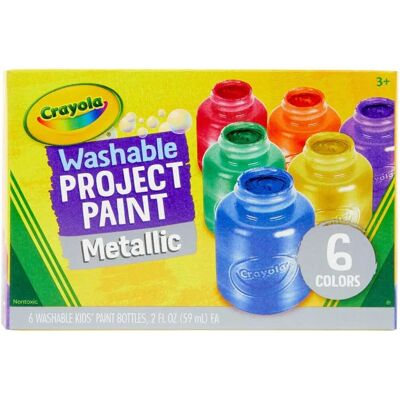 Crayola Metallic Paint Set - 6 pcs - Arts & Crafts Crayola Metallic Paint Set - 6 pcs - Arts & Crafts